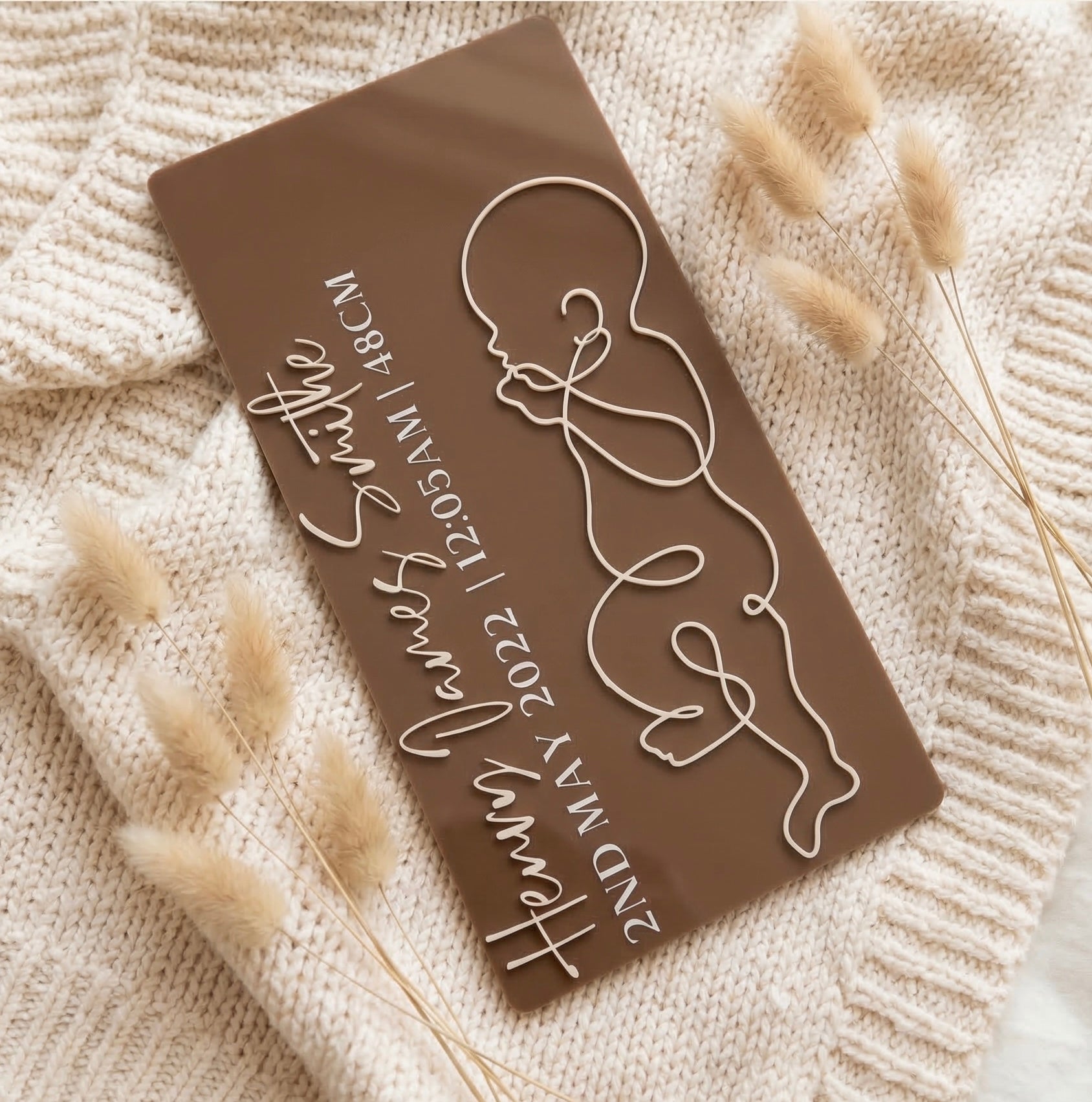 1:1 Scale Baby Birth Plaque