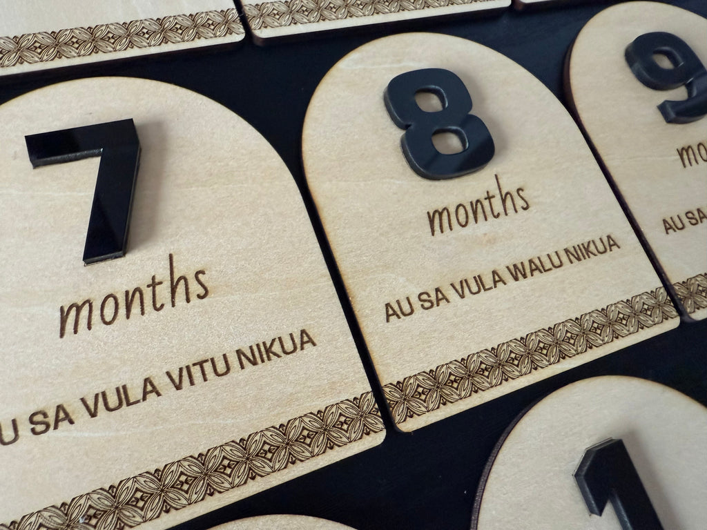Fijian Monthly Milestone Discs