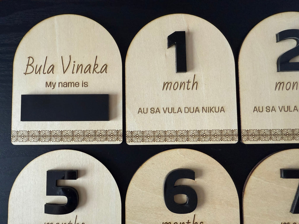 Fijian Monthly Milestone Discs